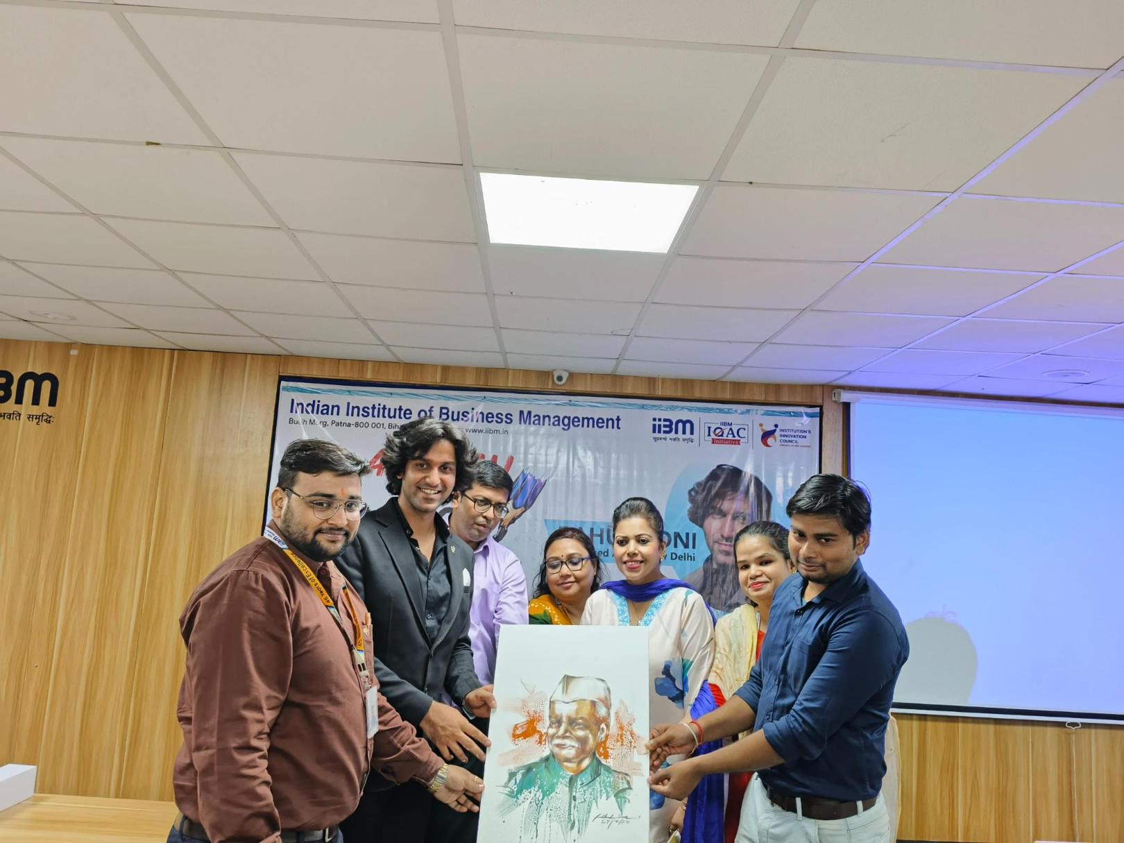 Rahul Soni Conducts “All Can Sketch” Workshop for PGDM, BBA, BCA & MAMC Students at IIBM and ZHI Patna